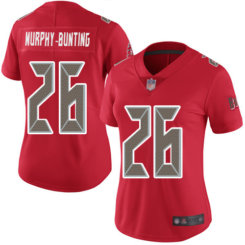 Nike Buccaneers #26 Sean Murphy-Bunting Red Women's Stitched NFL Limited Rush Jersey