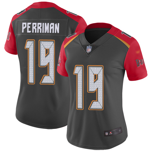 Nike Buccaneers #19 Breshad Perriman Gray Women's Stitched NFL Limited Inverted Legend Jersey
