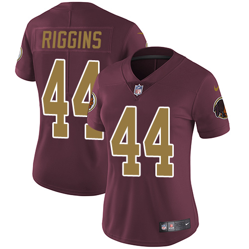 Nike Redskins #44 John Riggins Burgundy Red Alternate Women's Stitched NFL Vapor Untouchable Limited Jersey