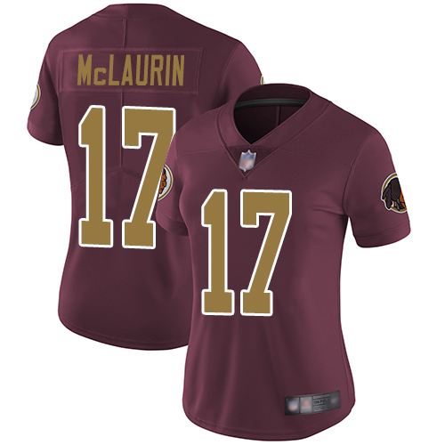 Nike Redskins #17 Terry McLaurin Burgundy Red Alternate Women's Stitched NFL Vapor Untouchable Limited Jersey