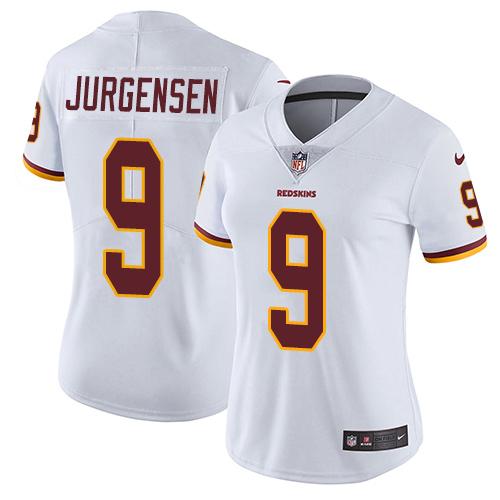 Nike Redskins #9 Sonny Jurgensen White Women's Stitched NFL Vapor Untouchable Limited Jersey
