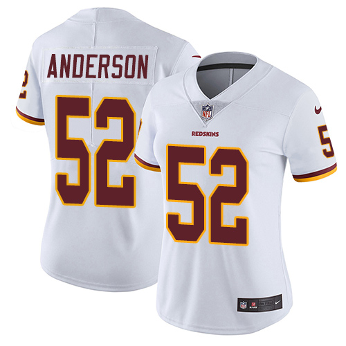 Nike Redskins #52 Ryan Anderson White Women's Stitched NFL Vapor Untouchable Limited Jersey