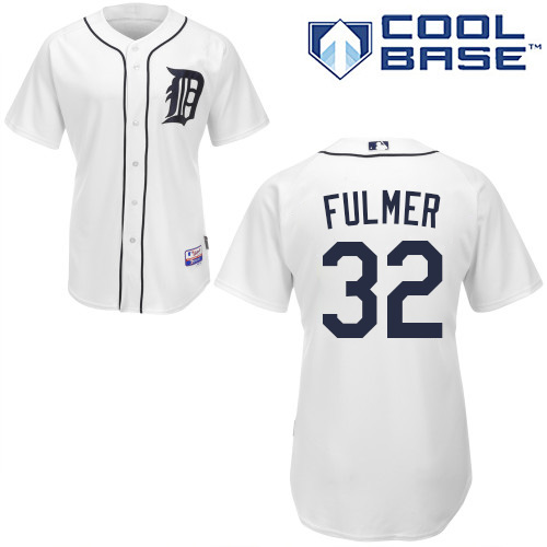 Tigers #32 Michael Fulmer White Home Women's Stitched MLB Jersey