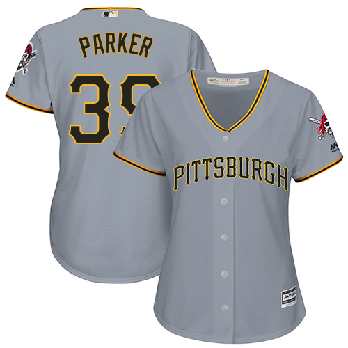 Pirates #39 Dave Parker Grey Road Women's Stitched MLB Jersey