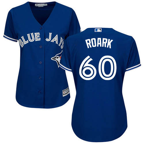 Blue Jays #60 Tanner Roark Blue Alternate Women's Stitched MLB Jersey