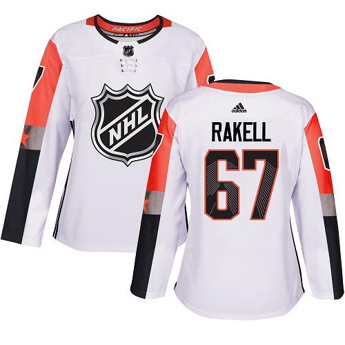 Adidas Ducks #67 Rickard Rakell White 2018 All-Star Pacific Division Authentic Women's Stitched NHL Jersey