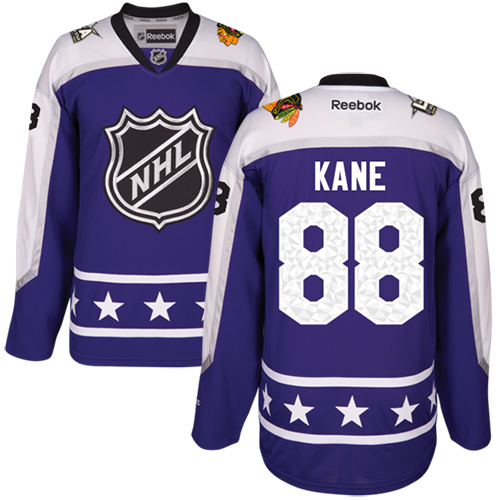 Blackhawks #88 Patrick Kane Purple 2017 All-Star Central Division Women's Stitched NHL Jersey