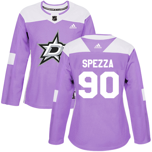 Adidas Stars #90 Jason Spezza Purple Authentic Fights Cancer Women's Stitched NHL Jersey