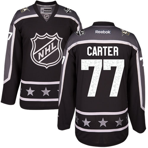 Kings #77 Jeff Carter Black 2017 All-Star Pacific Division Women's Stitched NHL Jersey