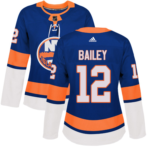 Adidas Islanders #12 Josh Bailey Royal Blue Home Authentic Women's Stitched NHL Jersey