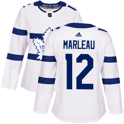 Adidas Maple Leafs #12 Patrick Marleau White Authentic 2018 Stadium Series Women's Stitched NHL Jersey