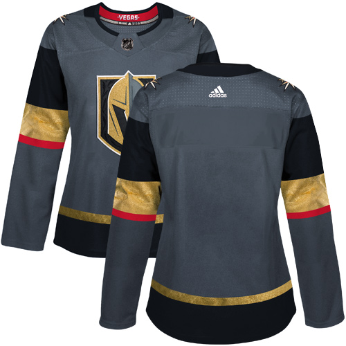 Adidas Golden Knights Blank Grey Home Authentic Women's Stitched NHL Jersey