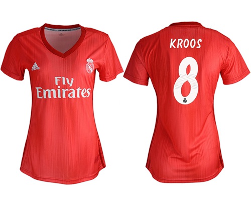 Women's Real Madrid #8 Kroos Third Soccer Club Jersey