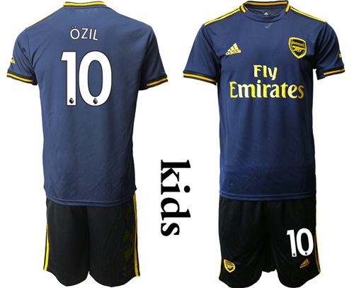 Arsenal #10 Ozil Third Kid Soccer Club Jersey