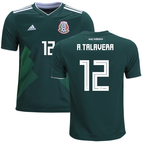 Mexico #12 A.Talavera Home Kid Soccer Country Jersey