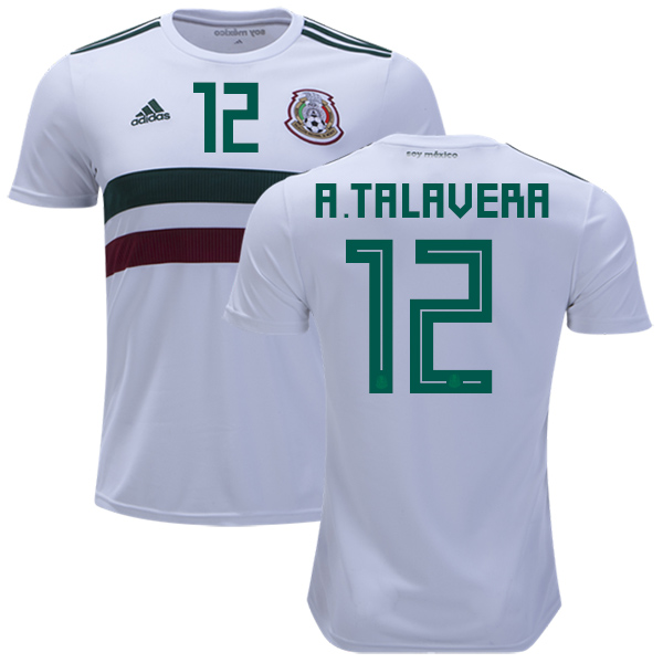 Mexico #12 A.Talavera Away Kid Soccer Country Jersey