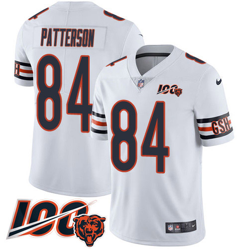 Nike Bears #84 Cordarrelle Patterson White Youth Stitched NFL 100th Season Vapor Untouchable Limited Jersey