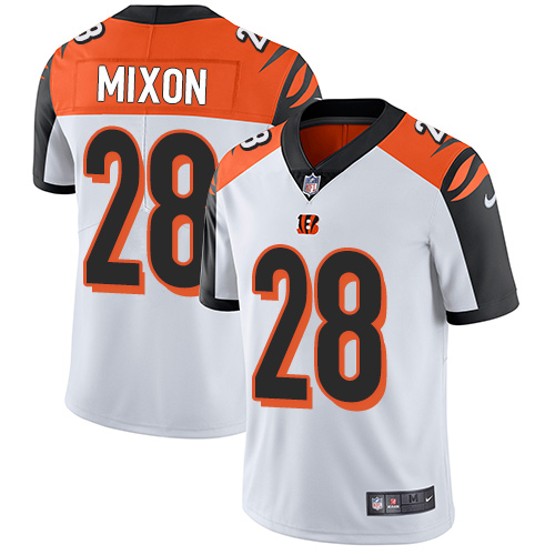 Nike Bengals #28 Joe Mixon White Youth Stitched NFL Vapor Untouchable Limited Jersey