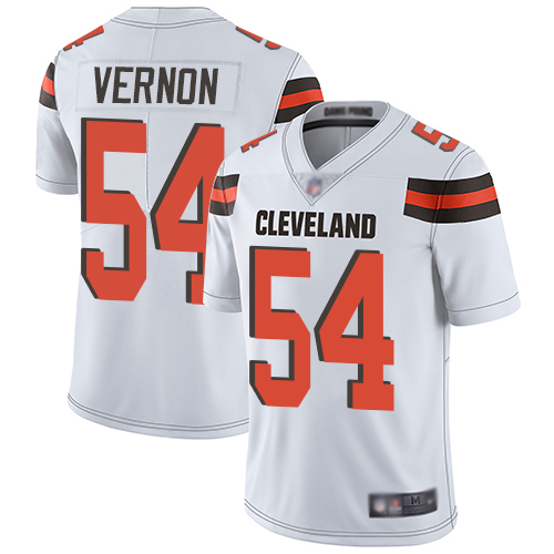 Nike Browns #54 Olivier Vernon White Youth Stitched NFL Vapor Untouchable Limited Jersey