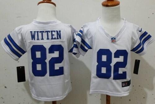 Toddler Nike Cowboys #82 Jason Witten White Stitched NFL Elite Jersey