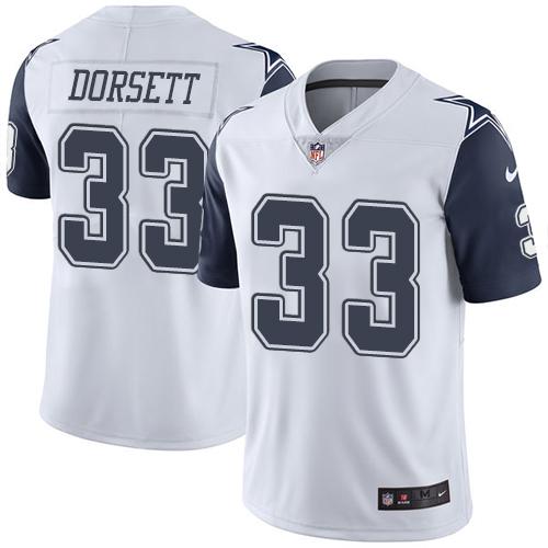Nike Cowboys #33 Tony Dorsett White Youth Stitched NFL Limited Rush Jersey