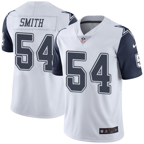 Nike Cowboys #54 Jaylon Smith White Youth Stitched NFL Limited Rush Jersey