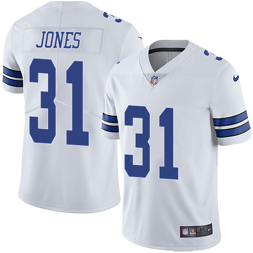 Nike Cowboys #31 Byron Jones White Youth Stitched NFL Vapor Untouchable Limited Jersey
