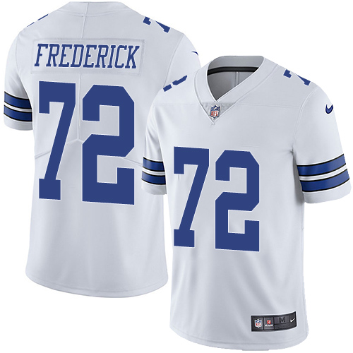 Nike Cowboys #72 Travis Frederick White Youth Stitched NFL Vapor Untouchable Limited Jersey