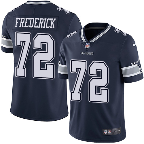 Nike Cowboys #72 Travis Frederick Navy Blue Team Color Youth Stitched NFL Vapor Untouchable Limited Jersey