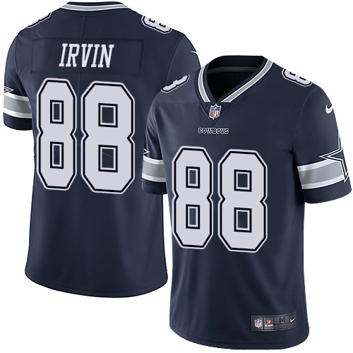 Nike Cowboys #88 Michael Irvin Navy Blue Team Color Youth Stitched NFL Vapor Untouchable Limited Jersey