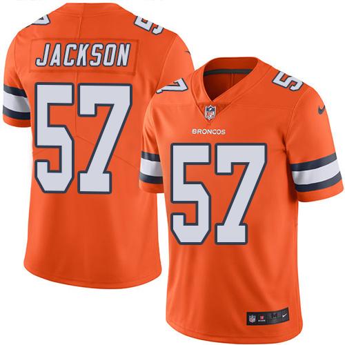 Nike Broncos #57 Tom Jackson Orange Youth Stitched NFL Limited Rush Jersey