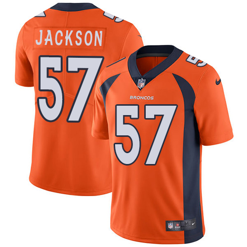 Nike Broncos #57 Tom Jackson Orange Team Color Youth Stitched NFL Vapor Untouchable Limited Jersey