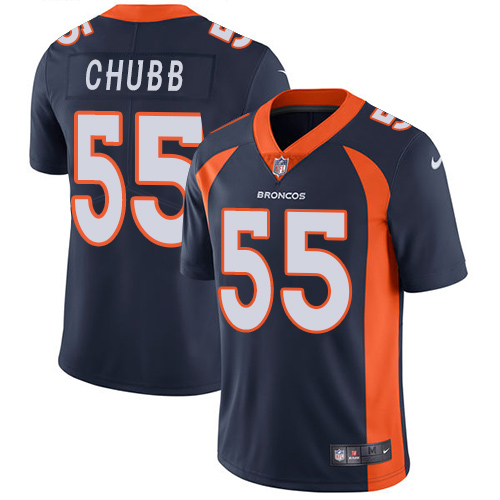 Nike Broncos #55 Bradley Chubb Blue Alternate Youth Stitched NFL Vapor Untouchable Limited Jersey