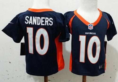 Toddler Nike Broncos #10 Emmanuel Sanders Navy Blue Alternate Stitched NFL Elite Jersey
