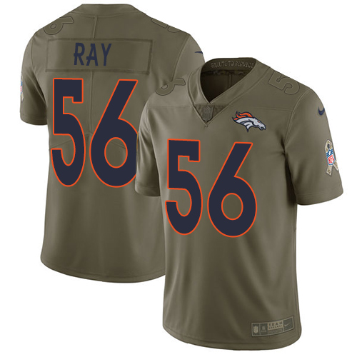 Nike Broncos #56 Shane Ray Olive Youth Stitched NFL Limited 2017 Salute to Service Jersey