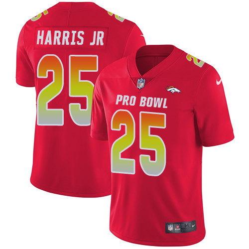 Nike Broncos #25 Chris Harris Jr Red Youth Stitched NFL Limited AFC 2019 Pro Bowl Jersey