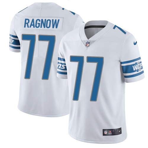 Nike Lions #77 Frank Ragnow White Youth Stitched NFL Vapor Untouchable Limited Jersey