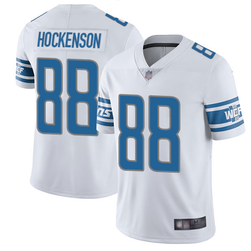 Nike Lions #88 T.J. Hockenson White Youth Stitched NFL Vapor Untouchable Limited Jersey