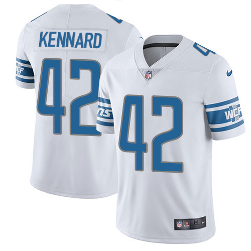 Nike Lions #42 Devon Kennard White Youth Stitched NFL Vapor Untouchable Limited Jersey