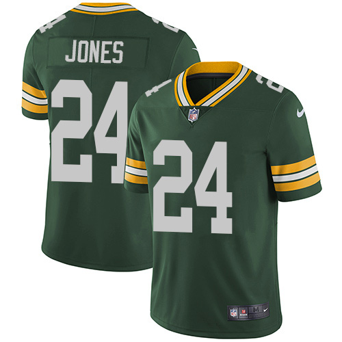 Nike Packers #24 Josh Jones Green Team Color Youth Stitched NFL Vapor Untouchable Limited Jersey