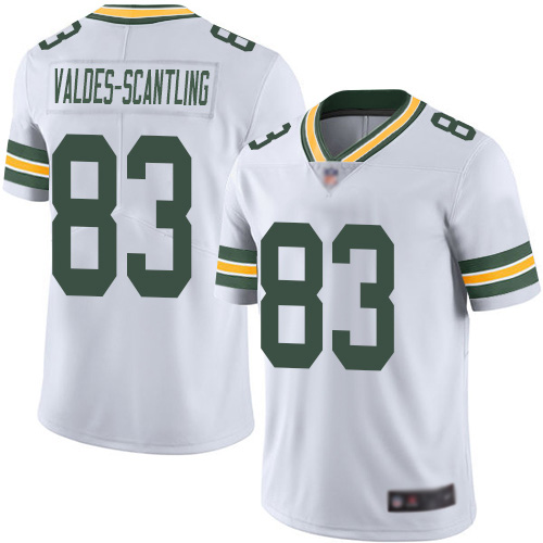 Nike Packers #83 Marquez Valdes-Scantling White Youth Stitched NFL Vapor Untouchable Limited Jersey