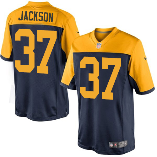 Nike Packers #37 Josh Jackson Navy Blue Alternate Youth Stitched NFL New Limited Jersey