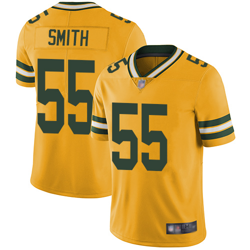 Nike Packers #55 Za'Darius Smith Yellow Youth Stitched NFL Limited Rush Jersey