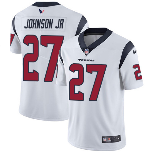 Nike Texans #27 Duke Johnson Jr White Youth Stitched NFL Vapor Untouchable Limited Jersey