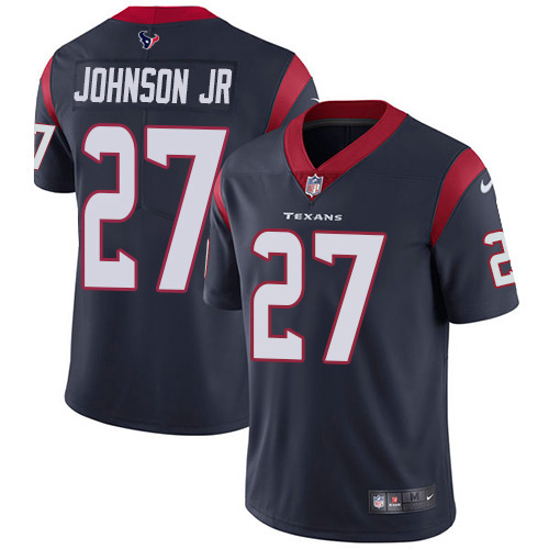 Nike Texans #27 Duke Johnson Jr Navy Blue Team Color Youth Stitched NFL Vapor Untouchable Limited Jersey