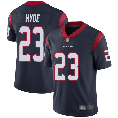 Nike Texans #23 Carlos Hyde Navy Blue Team Color Youth Stitched NFL Vapor Untouchable Limited Jersey