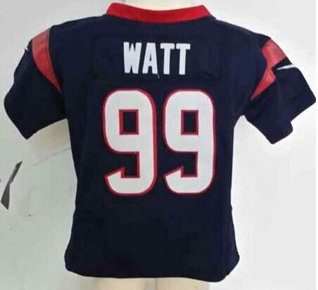 Toddler Nike Texans #99 J.J. Watt Navy Blue Team Color Stitched NFL Elite Jersey