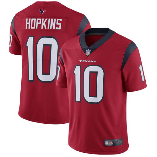 Nike Texans #10 DeAndre Hopkins Red Alternate Youth Stitched NFL Vapor Untouchable Limited Jersey