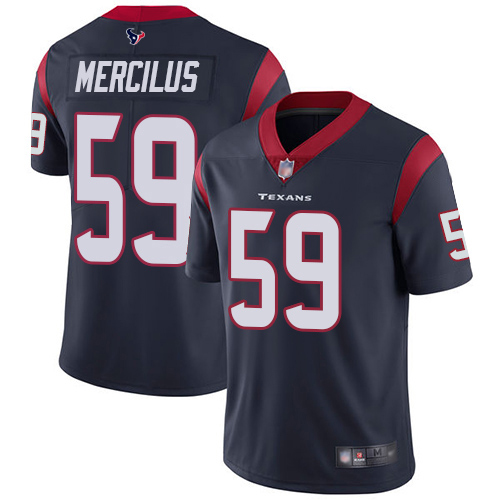 Nike Texans #59 Whitney Mercilus Navy Blue Team Color Youth Stitched NFL Vapor Untouchable Limited Jersey
