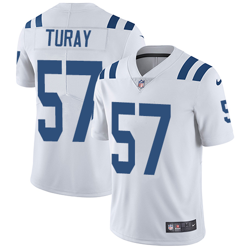 Nike Colts #57 Kemoko Turay White Youth Stitched NFL Vapor Untouchable Limited Jersey